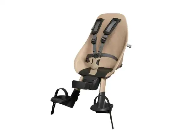 Urban Iki BIO detská sedačka predná s adaptérom na predstavec Oishi Beige/Bincho Black