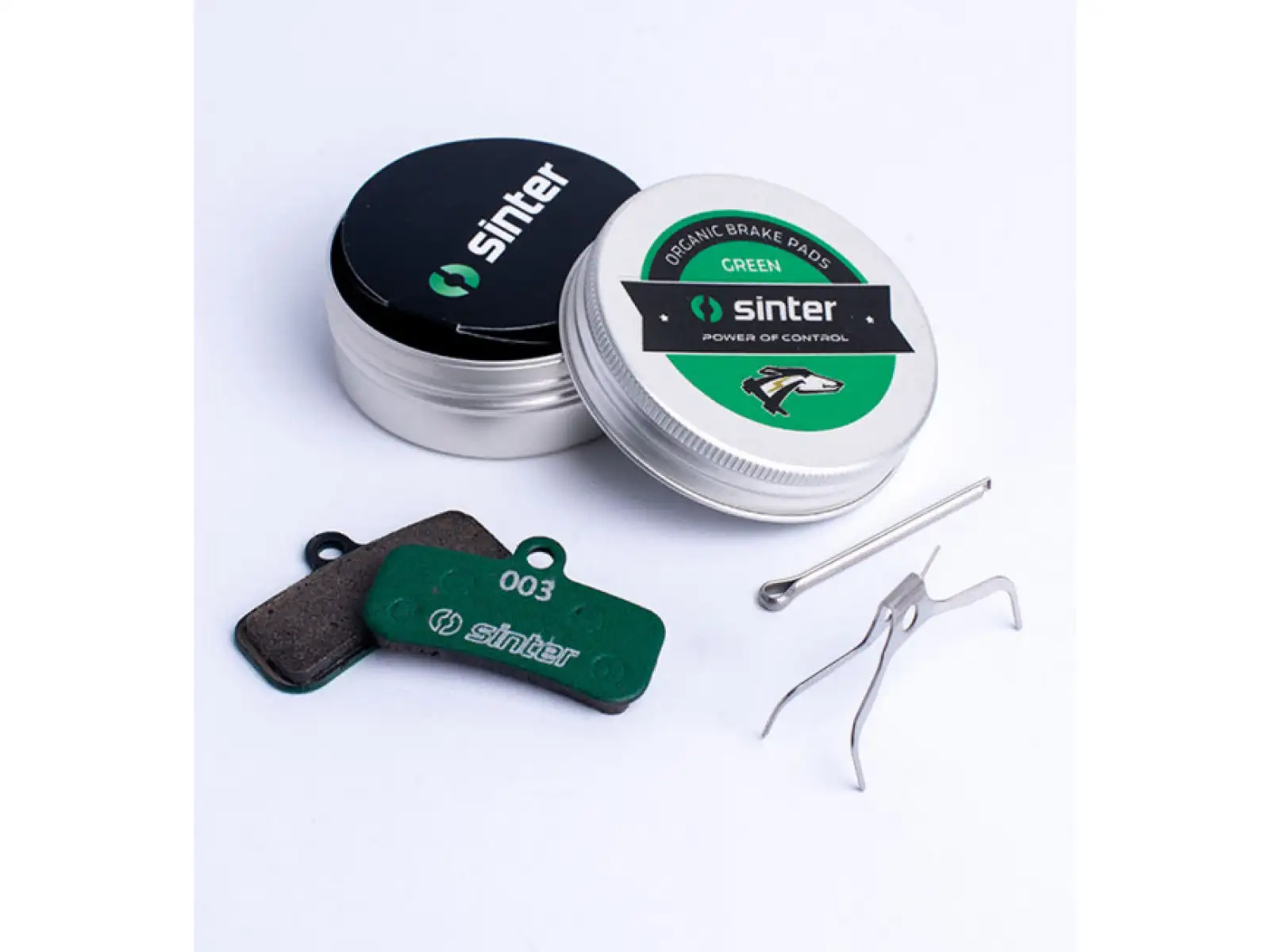 Sinter Shimano D Type brzdové doštičky polymér zelená