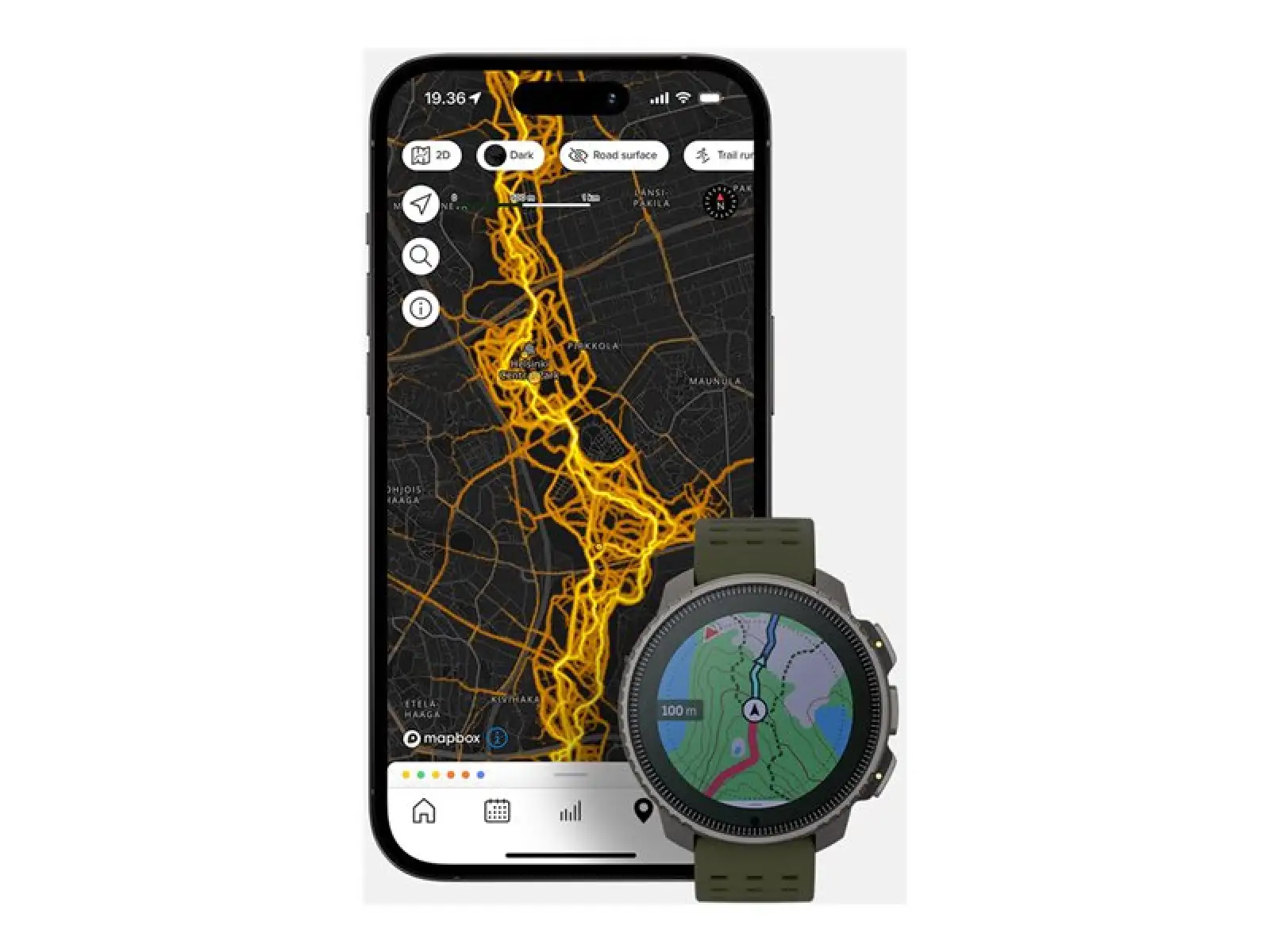 Suunto Vertical Titanium Solar inteligentné hodinky Forest.