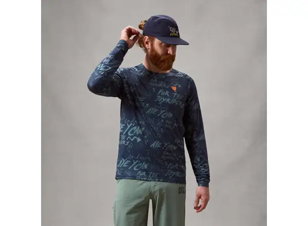 Endura Singletrack pánsky dres dlhý rukáv Carbon Grey