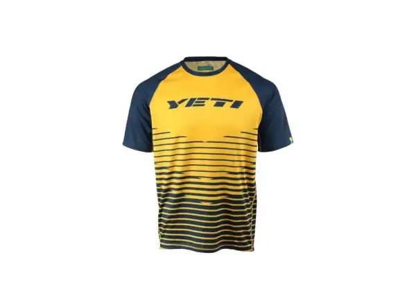 Yeti Longhorn pánsky dres s krátkym rukávom gold/navy