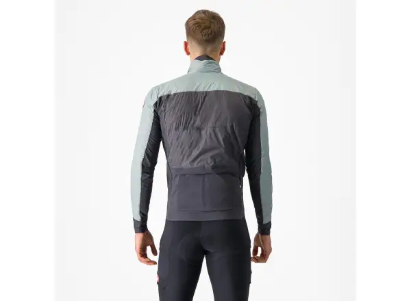 Castelli Unlimited Puffy pánska bunda Defender Green/Dark Grey