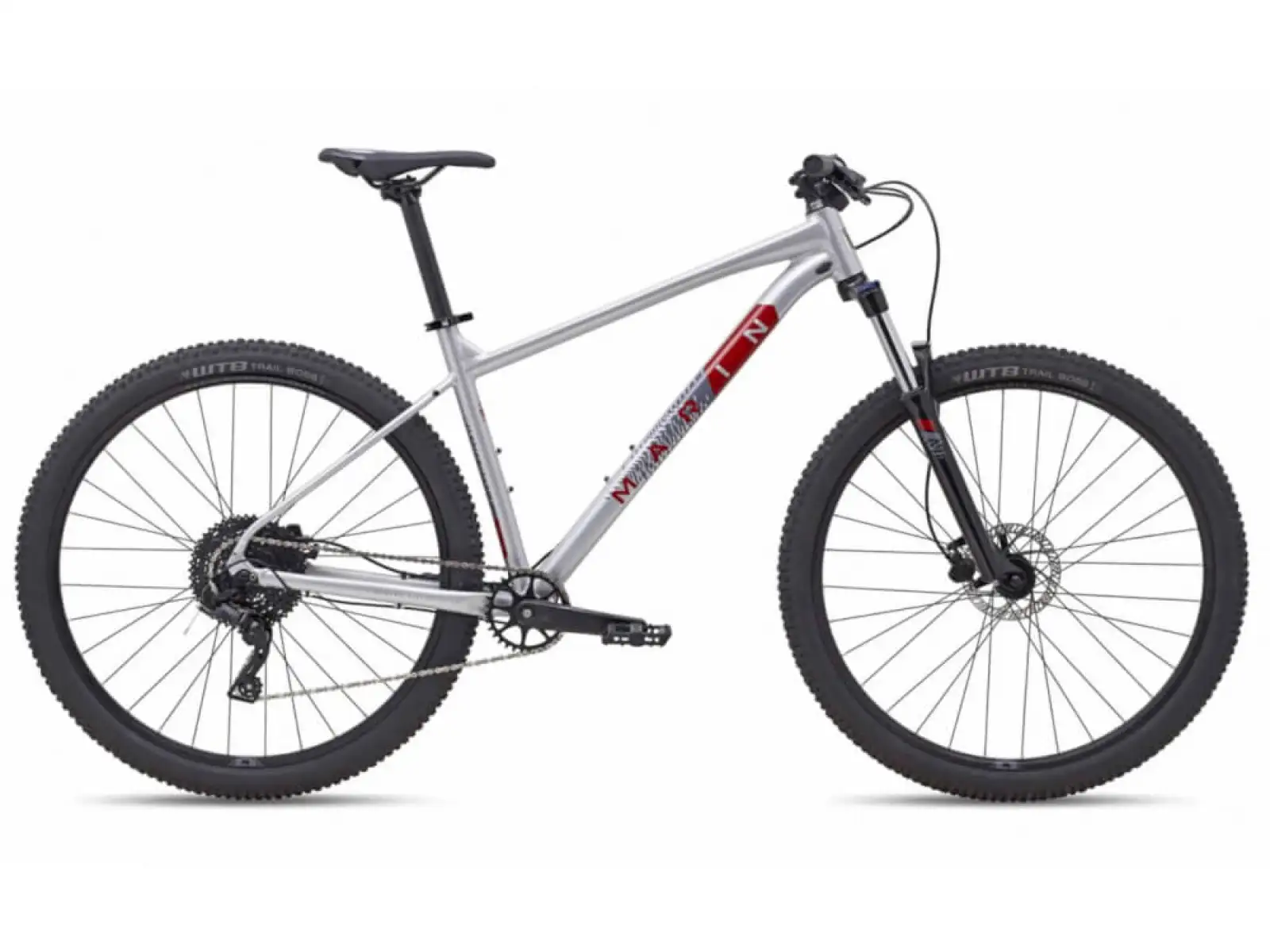Horský bicykel Marin Bobcat Trail 4 29" strieborný/červený/šedý