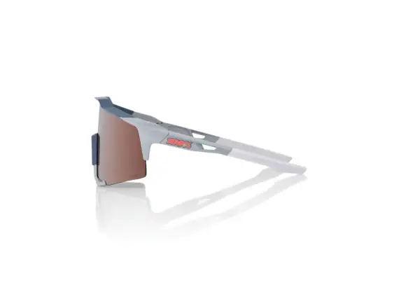 100% SPEEDCRAFT HiPER Crimson Silver okuliare stone grey/brown