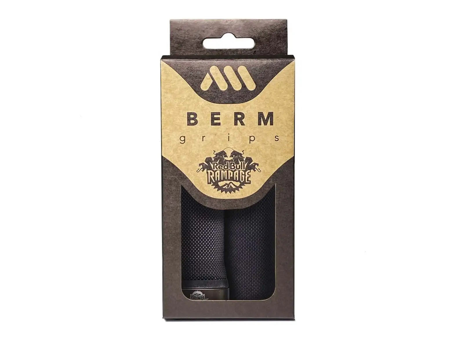 Gripy All Mountain Style Berm Grips Red Bull Rampage Black