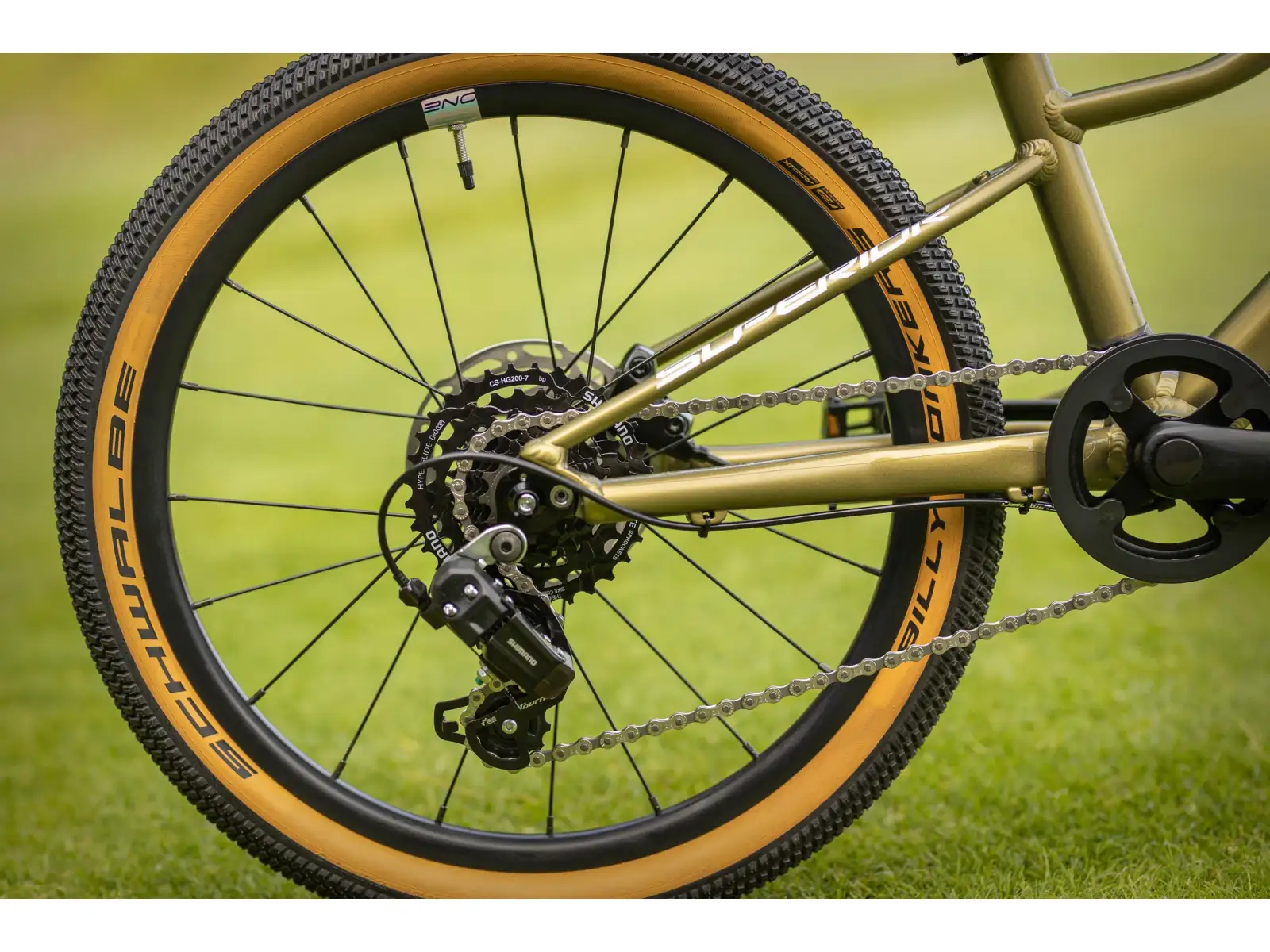 Superior F.L.Y. 20 DB Matte Olive Metallic/Hologram Chrome detský bicykel