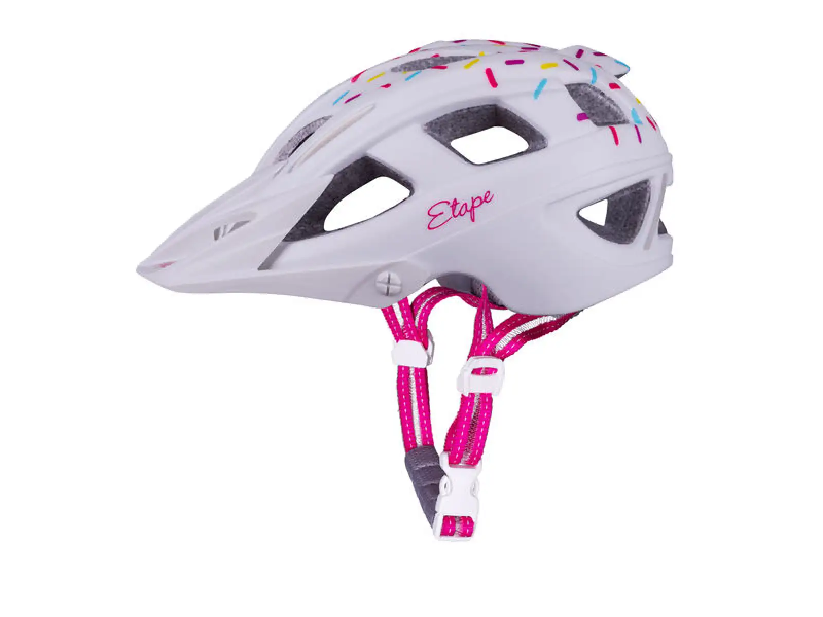 Etape Missy detská cyklistická prilba biela