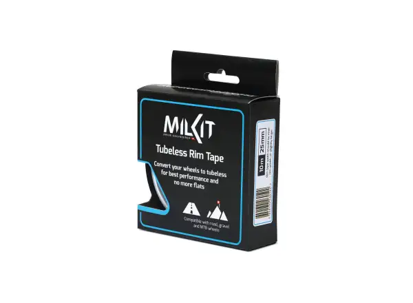 milKit tubeless páska na ráfiky 10 m x 25 mm čierna