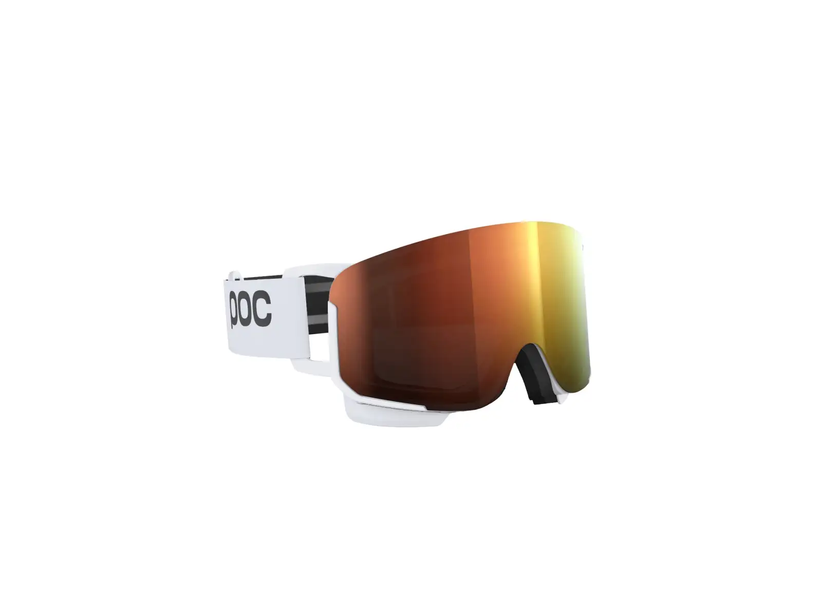 POC Nexal lyžiarske okuliare Hydrogen White/Partly Sunny Orange