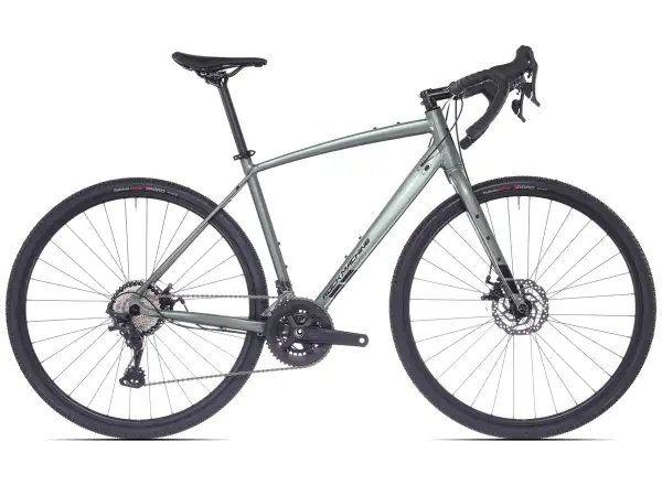 Rock Machine Lukk 40 gravel bicykel Gloss Granite Green