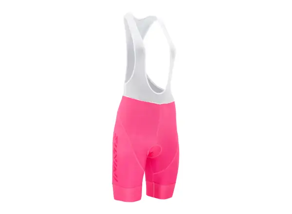 Silvini Sueli Bib detské šortky s podšívkou a laclom Fuchsia/White