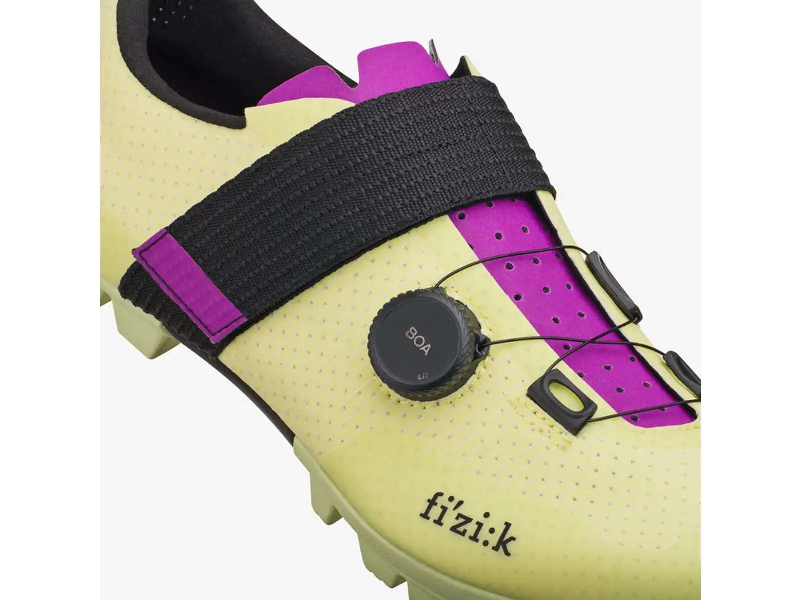 Fizik Vento Ferox MTB tretry Carbon Lime/Purple
