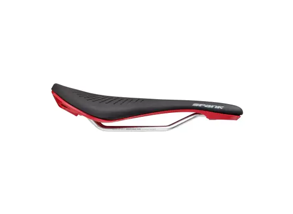 Spank Oozy 220 MTB sedlo čierne/červené