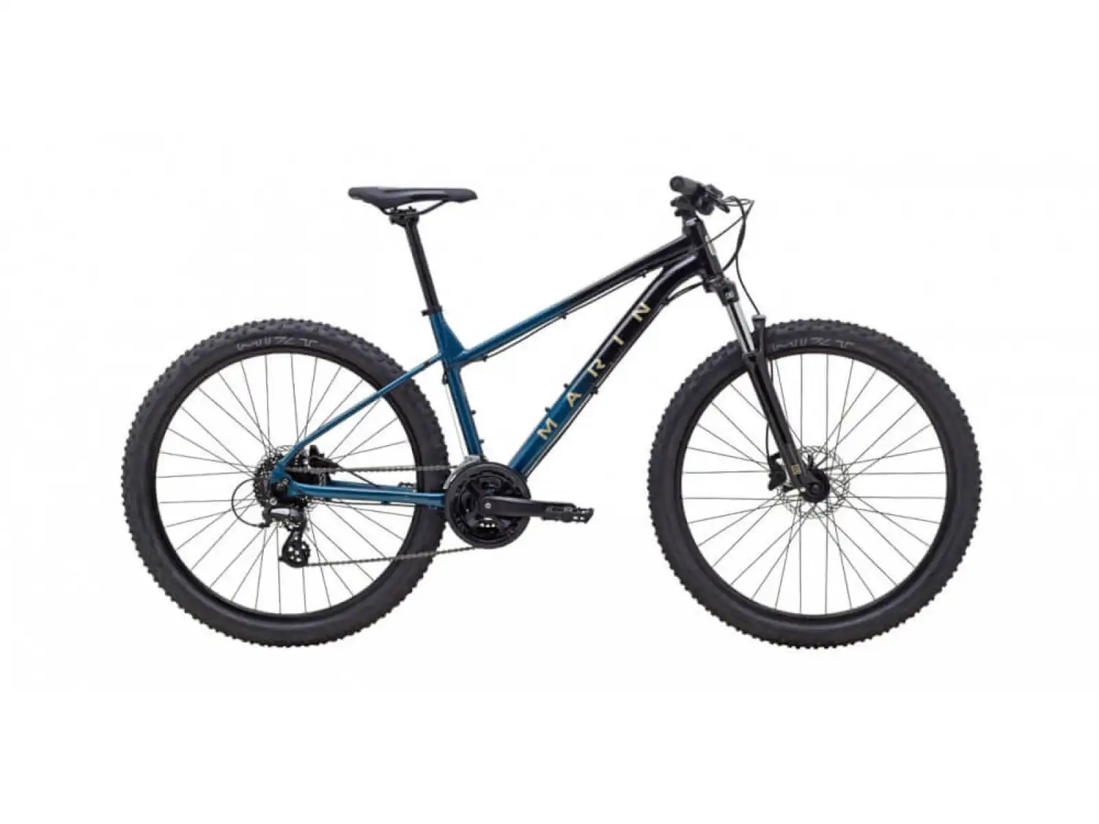 Dámsky horský bicykel Marin Wildcat Trail 2 WFG 27,5" lesklá čierna/modrá