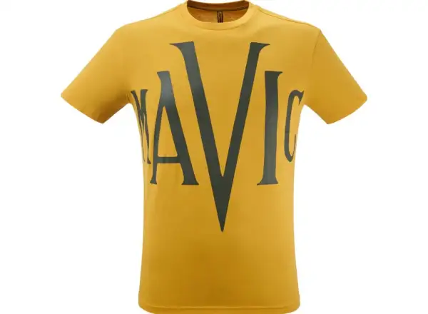 Mavic Heritage V pánske tričko krátky rukáv Mustard Black