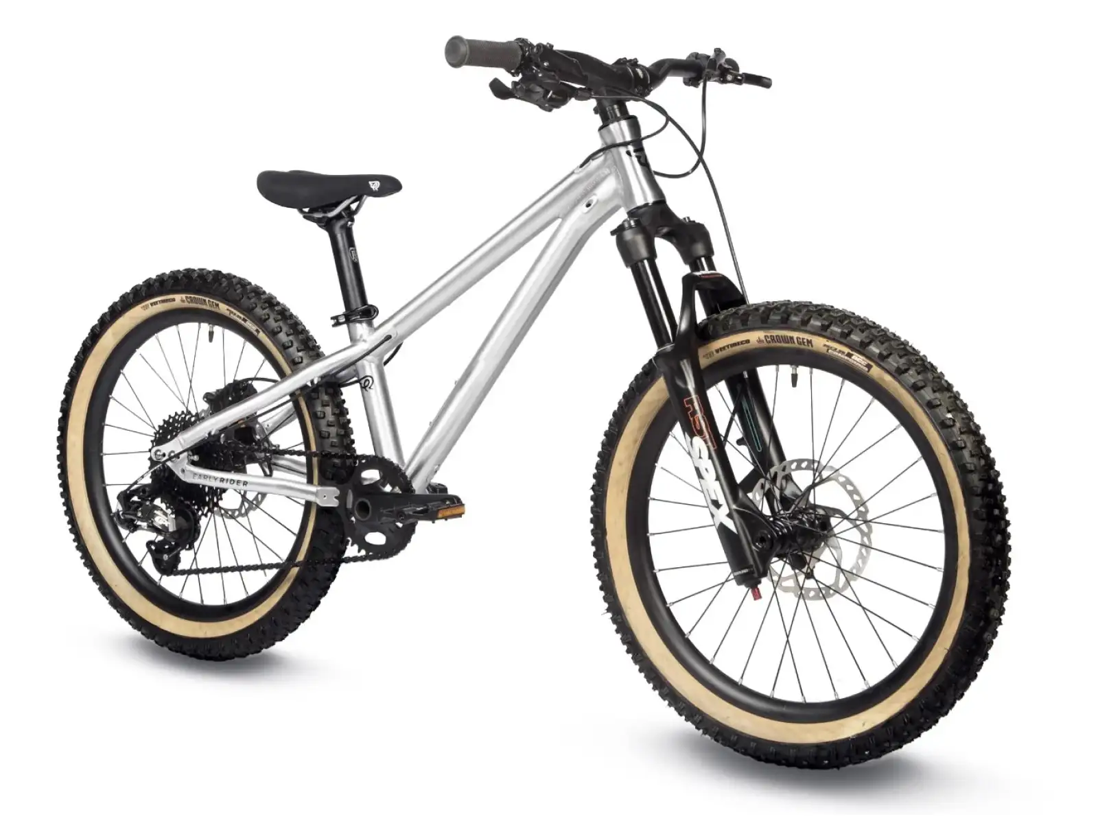 Early Rider Hellion 20 detský bicykel Brushed Aluminium