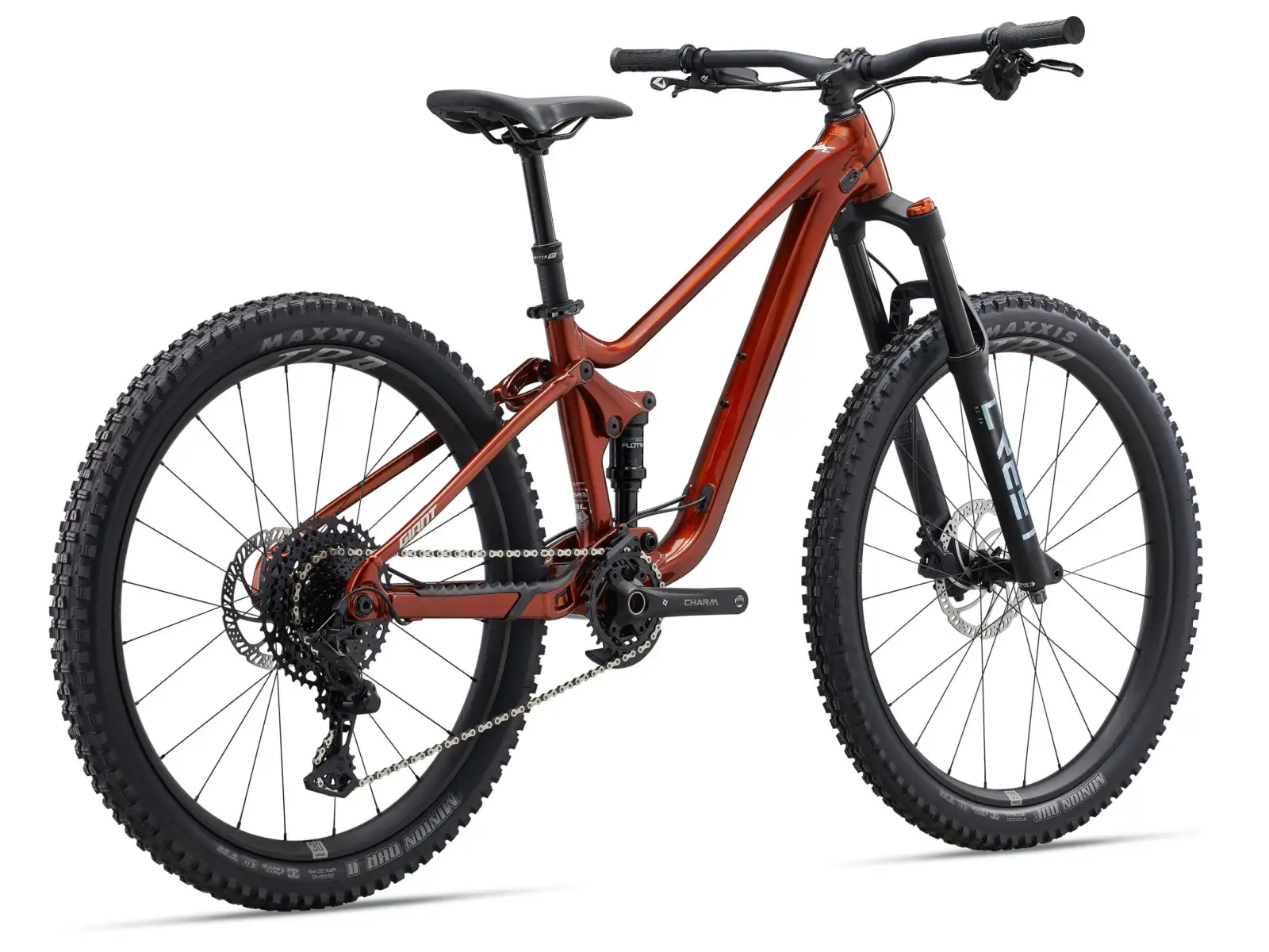 Giant Faith 27,5"/26" detský celoodpružený bicykel Copper