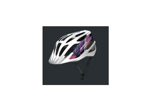 Alpina FB JR. 2.0 cyklistická prilba biela/grafika lesklá