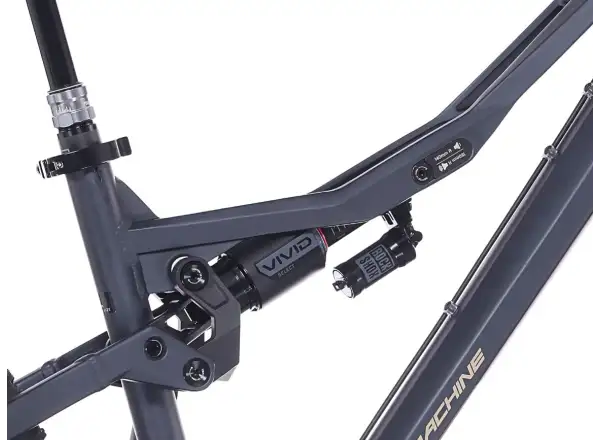 Rock Machine Whizz FS I 90 AXS horský bicykel Matte Milionaire Blue
