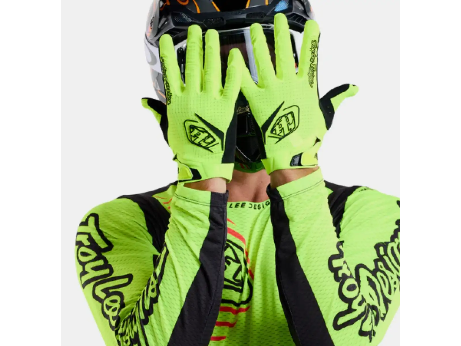 Troy Lee Designs Air Mono rukavice Flo Yellow