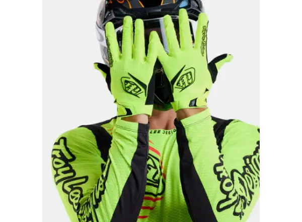 Troy Lee Designs Air Mono rukavice Flo Yellow