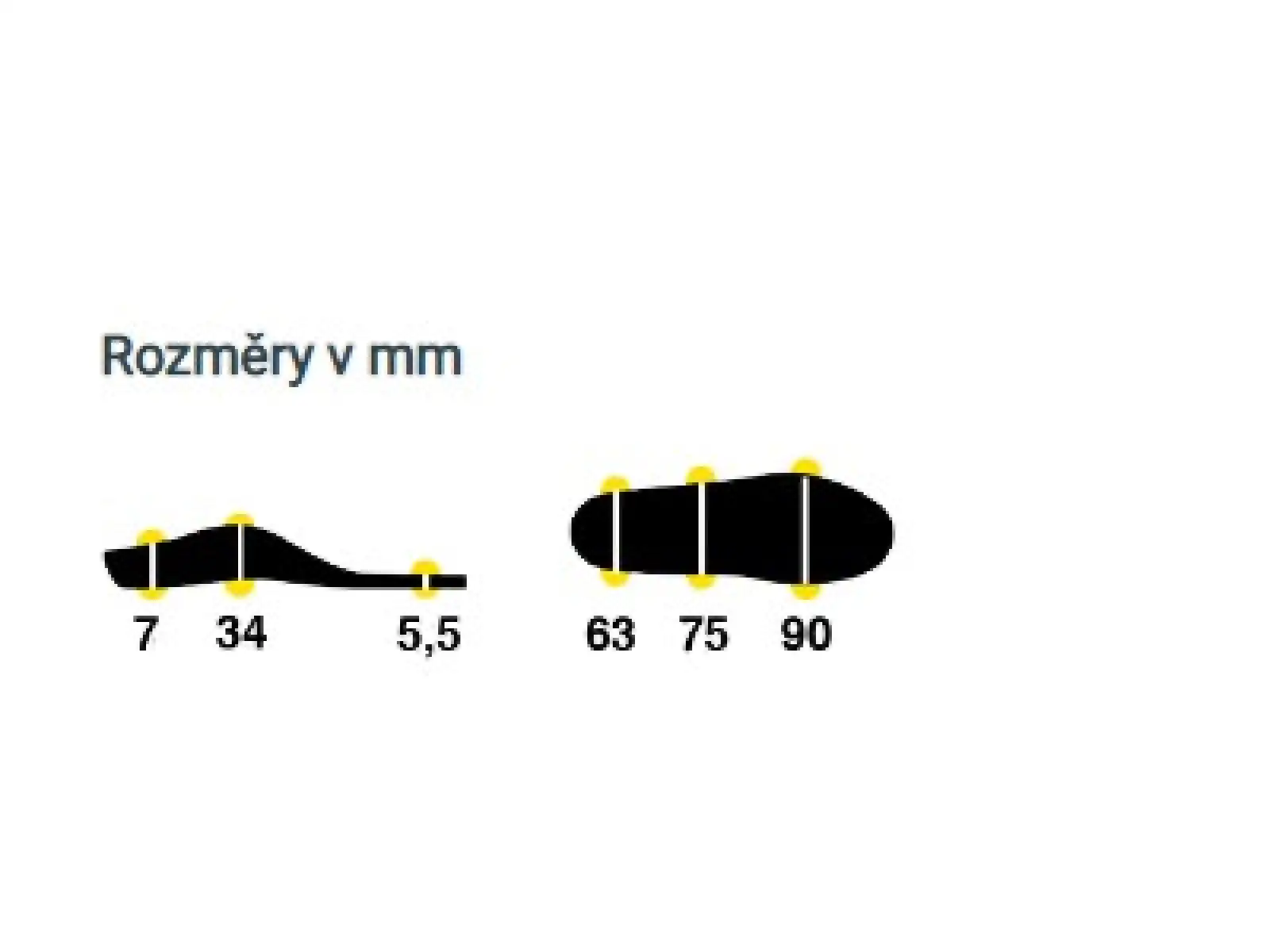 Sidas 3feet Merino Mid Arch vložky do topánok 1 pár