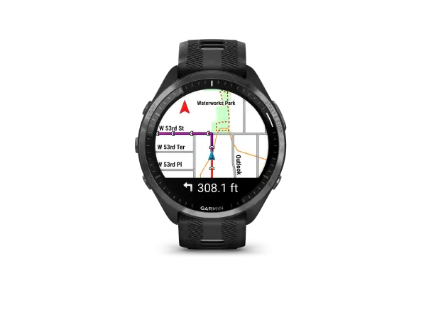 Garmin Forerunner 965 smart hodinky Carbon Grey Titan DLC/Black