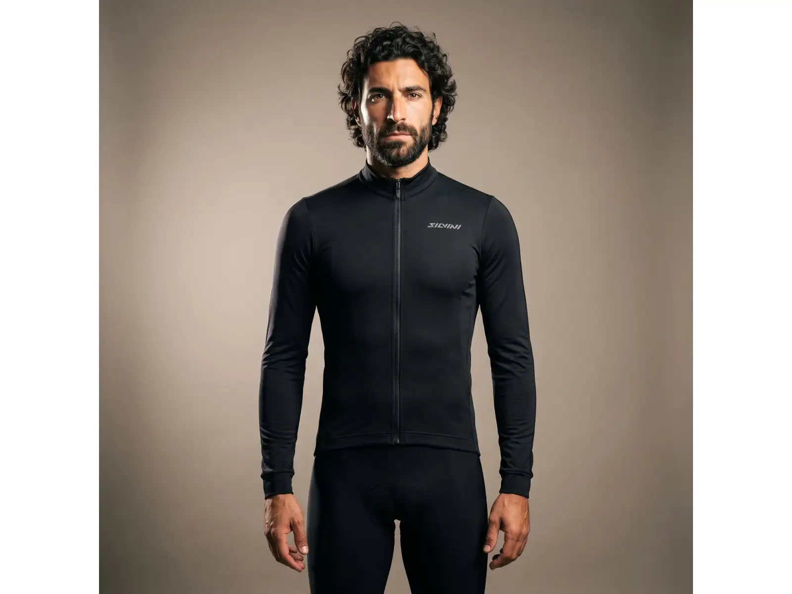 Silvini Varanio pánsky dres dlhý rukáv Black