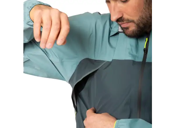 Dynafit Alpine 3 L pánska bežecká bunda Smoke Blue