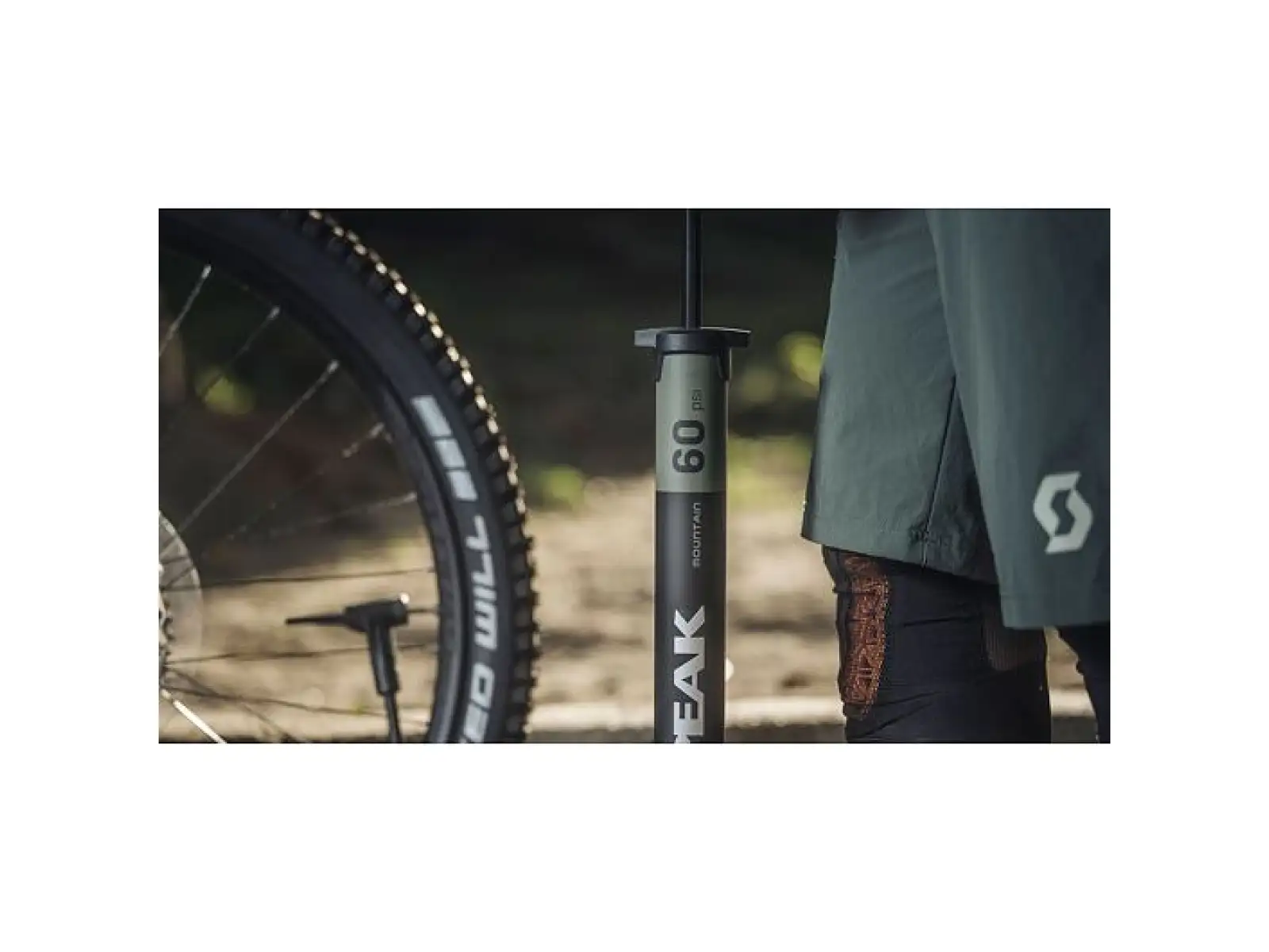 Topeak JoeBlow Mountain EX dielenská pumpa čierna/zelená