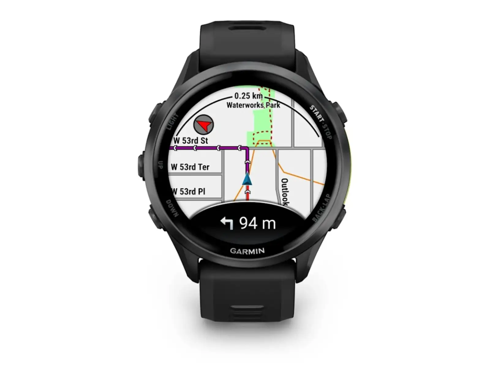 Garmin Forerunner 970 inteligentné hodinky Black/White