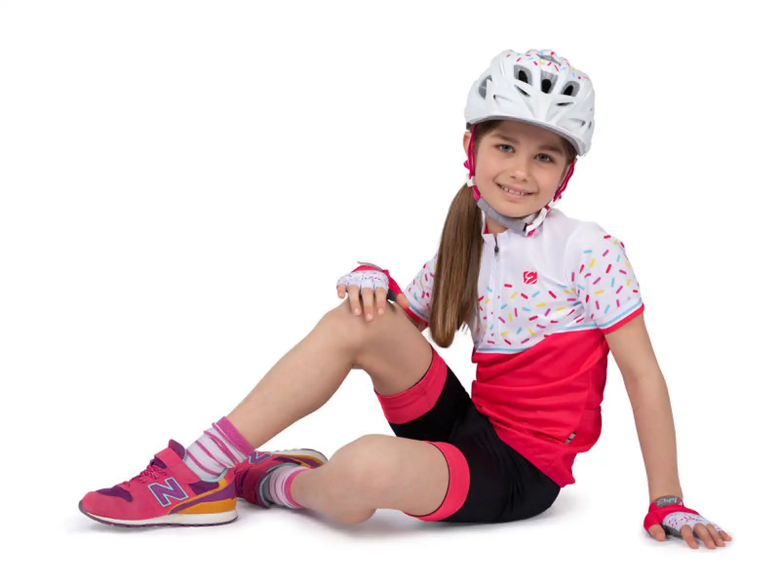 Etape Missy detská cyklistická prilba biela