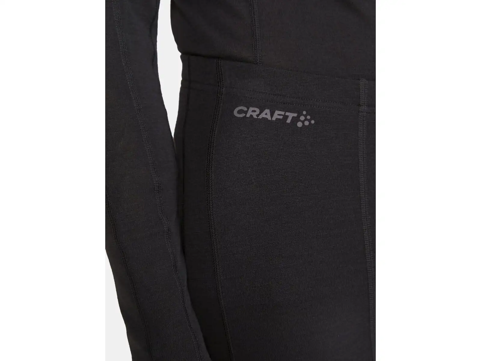 Craft ADV Wool Merino pánske spodné nohavice čierna