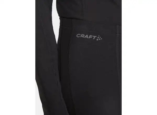 Craft ADV Wool Merino pánske spodné nohavice čierna