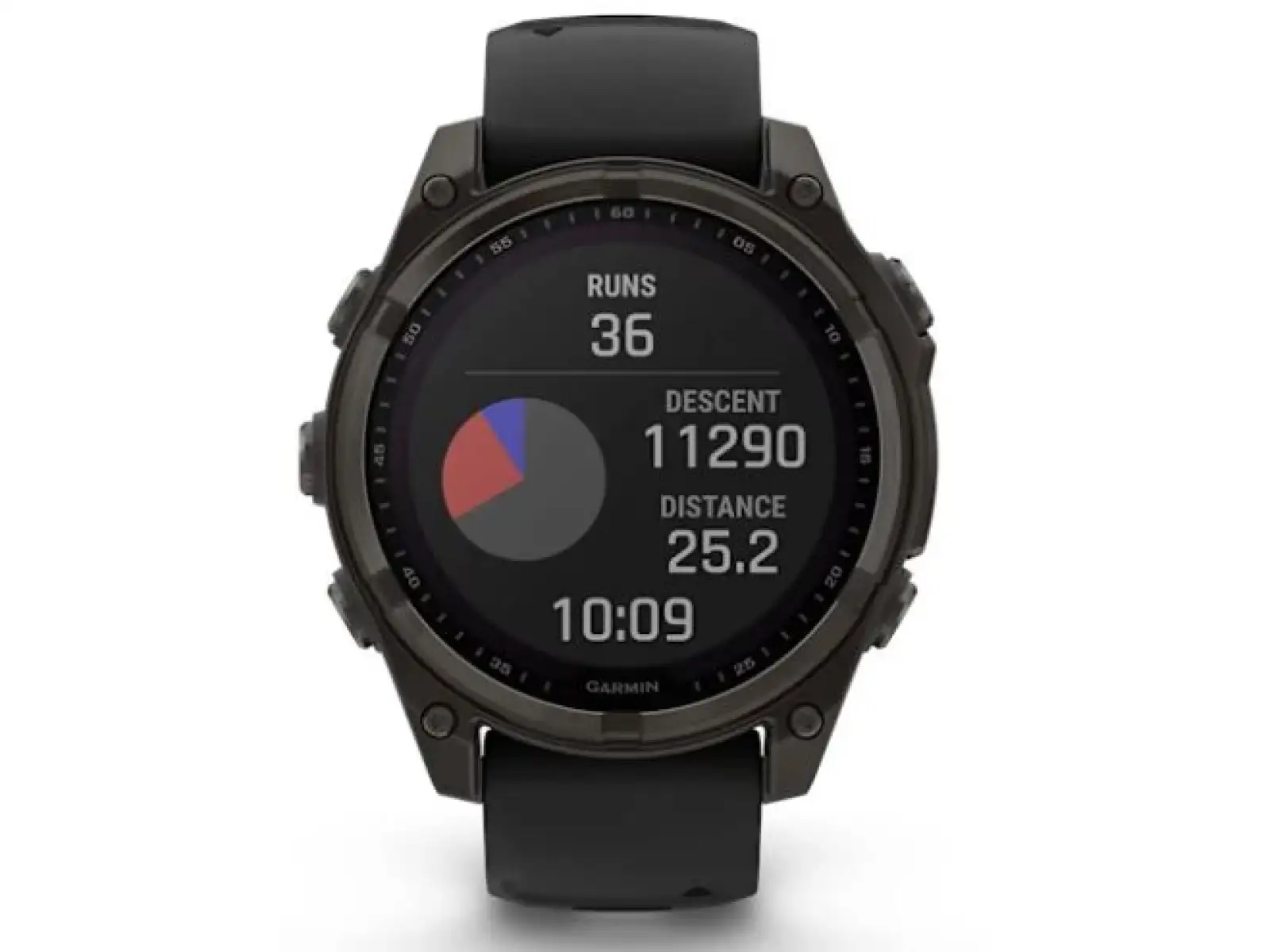 Garmin fenix 8 - 47 mm Solar Sapphire inteligentné hodinky Carbon Gray DLC Titanium Black/Gray