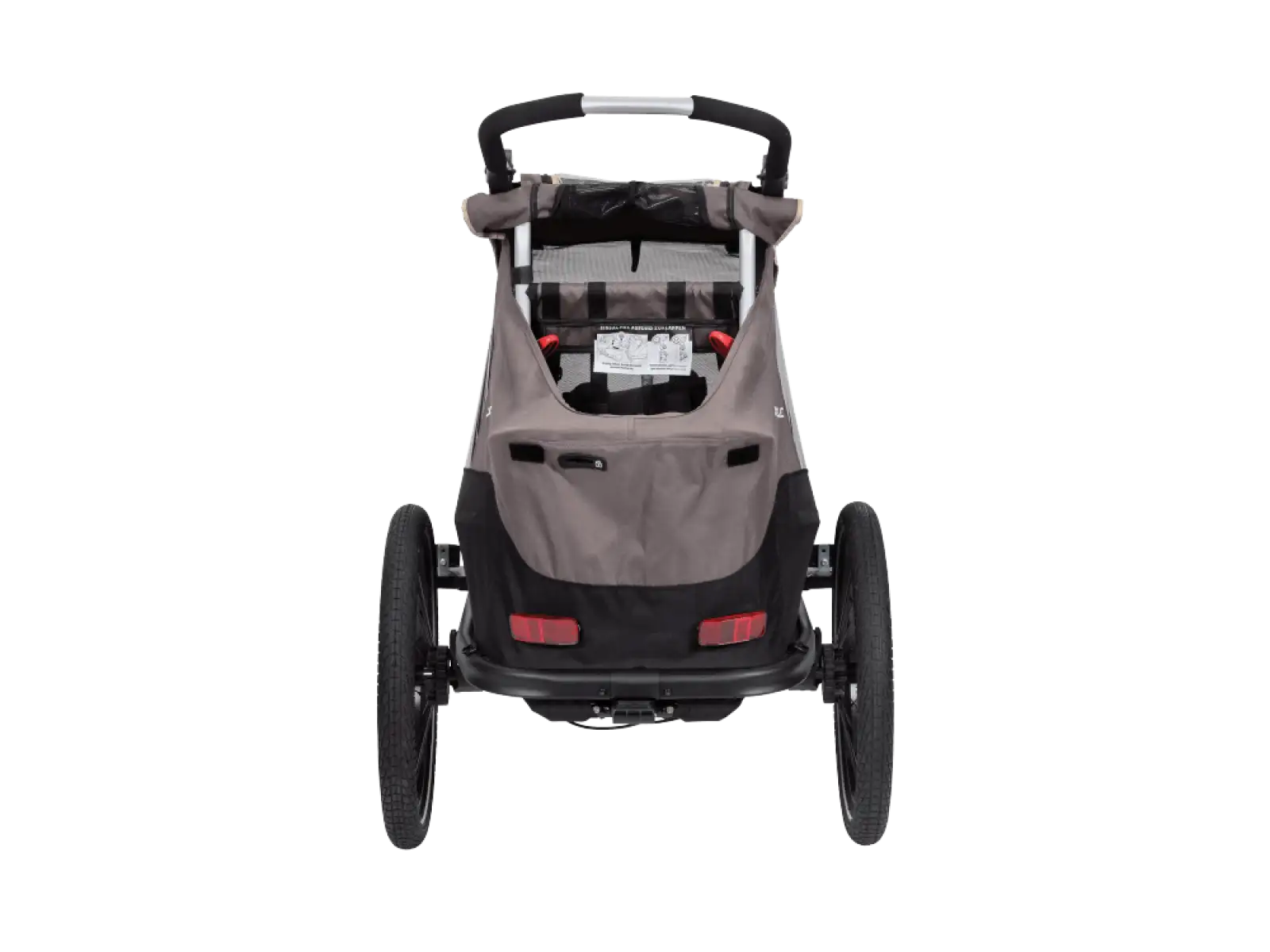 XLC MONOs BS-C09 detský závesný vozík 20" sivá/béžová/antracit