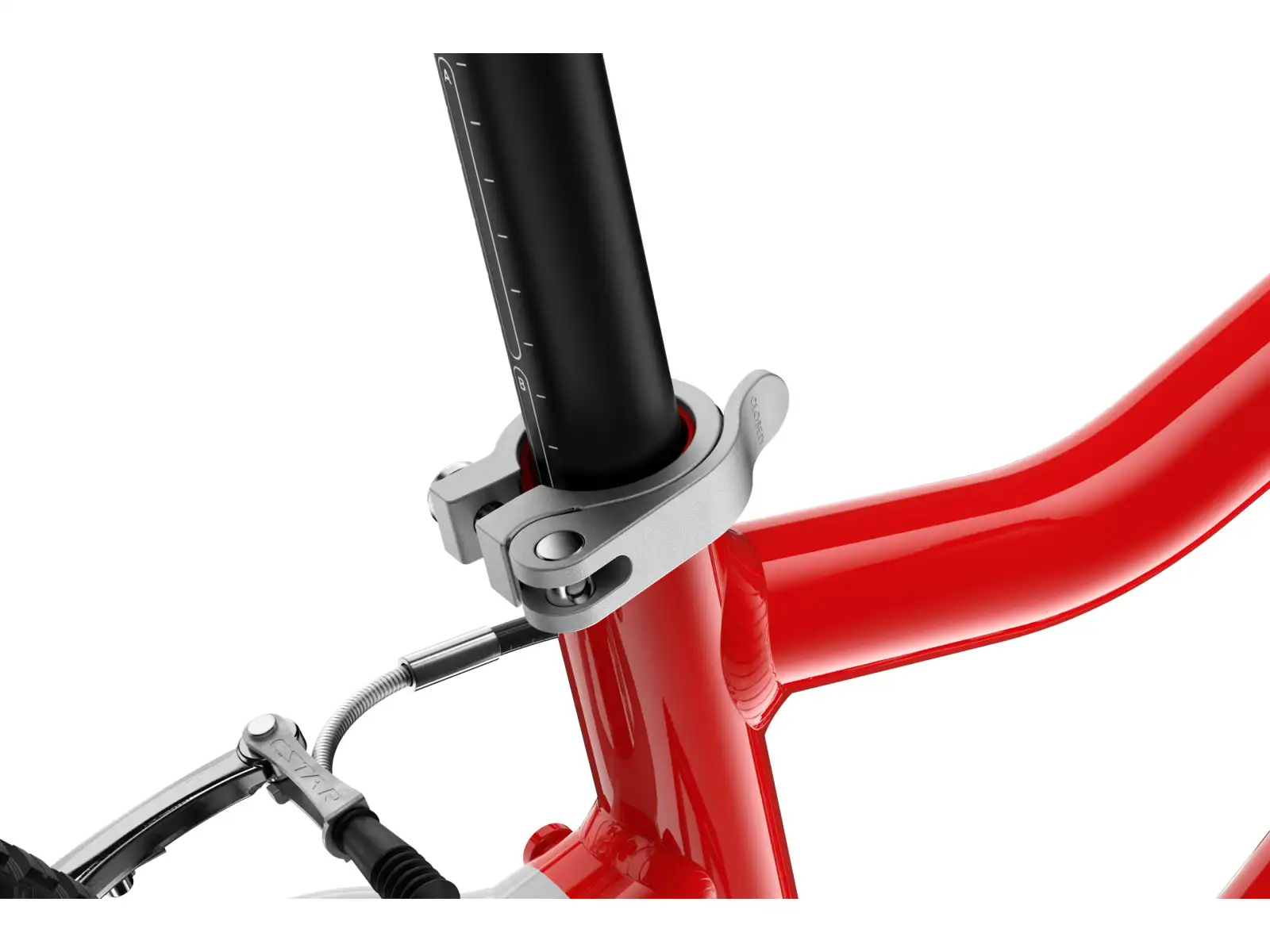 Woom GO 3 Automagic Red 16 detský bicykel