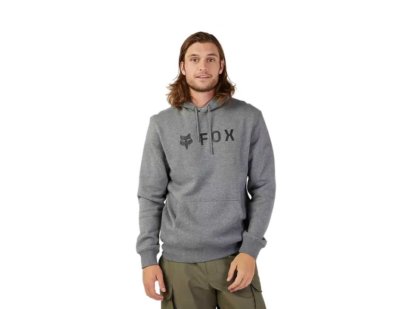 Fox Absolute Fleece pánska mikina Heather Graphite Grey