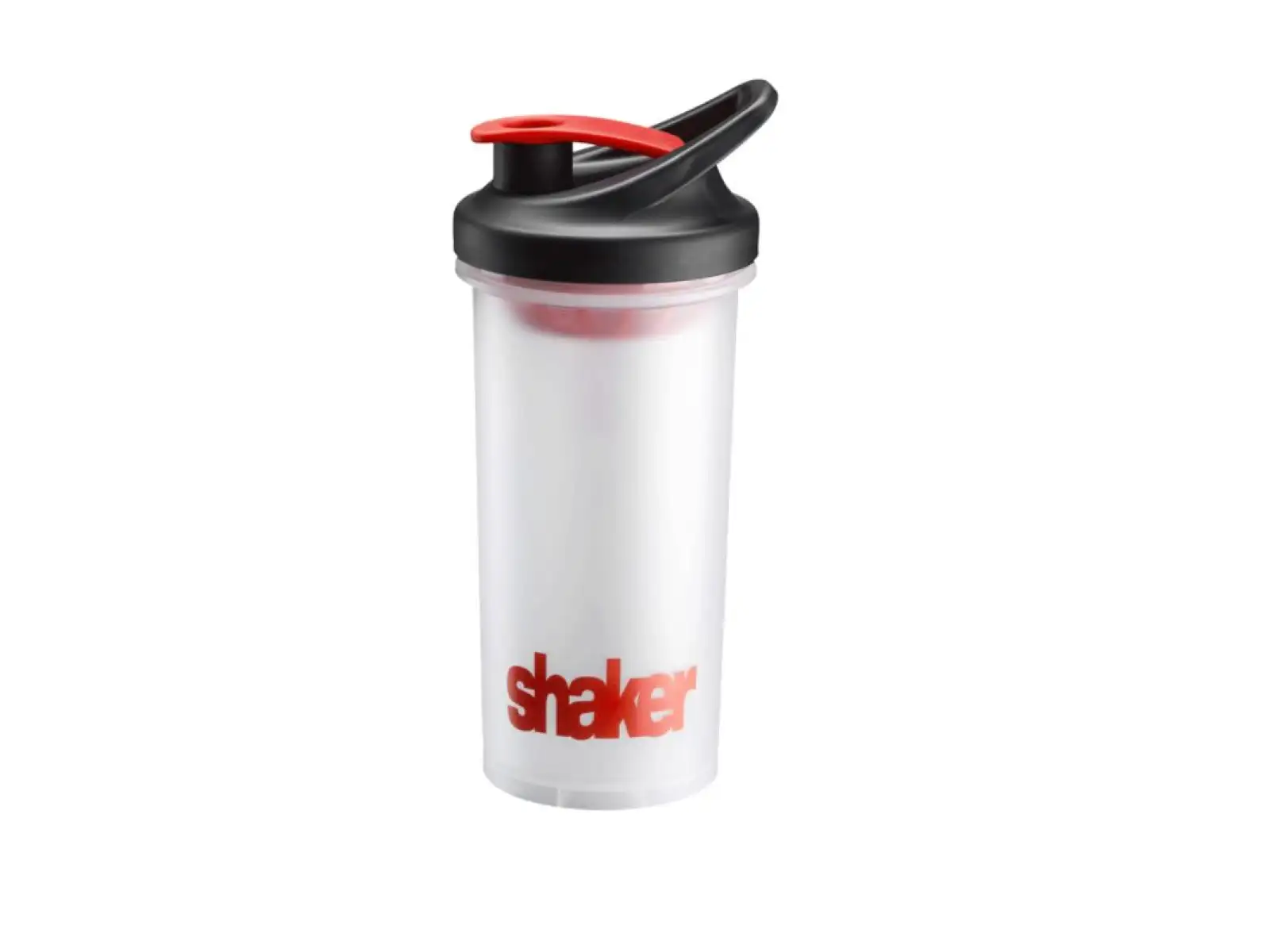 Elite šejker 700 ml transparentný/červený