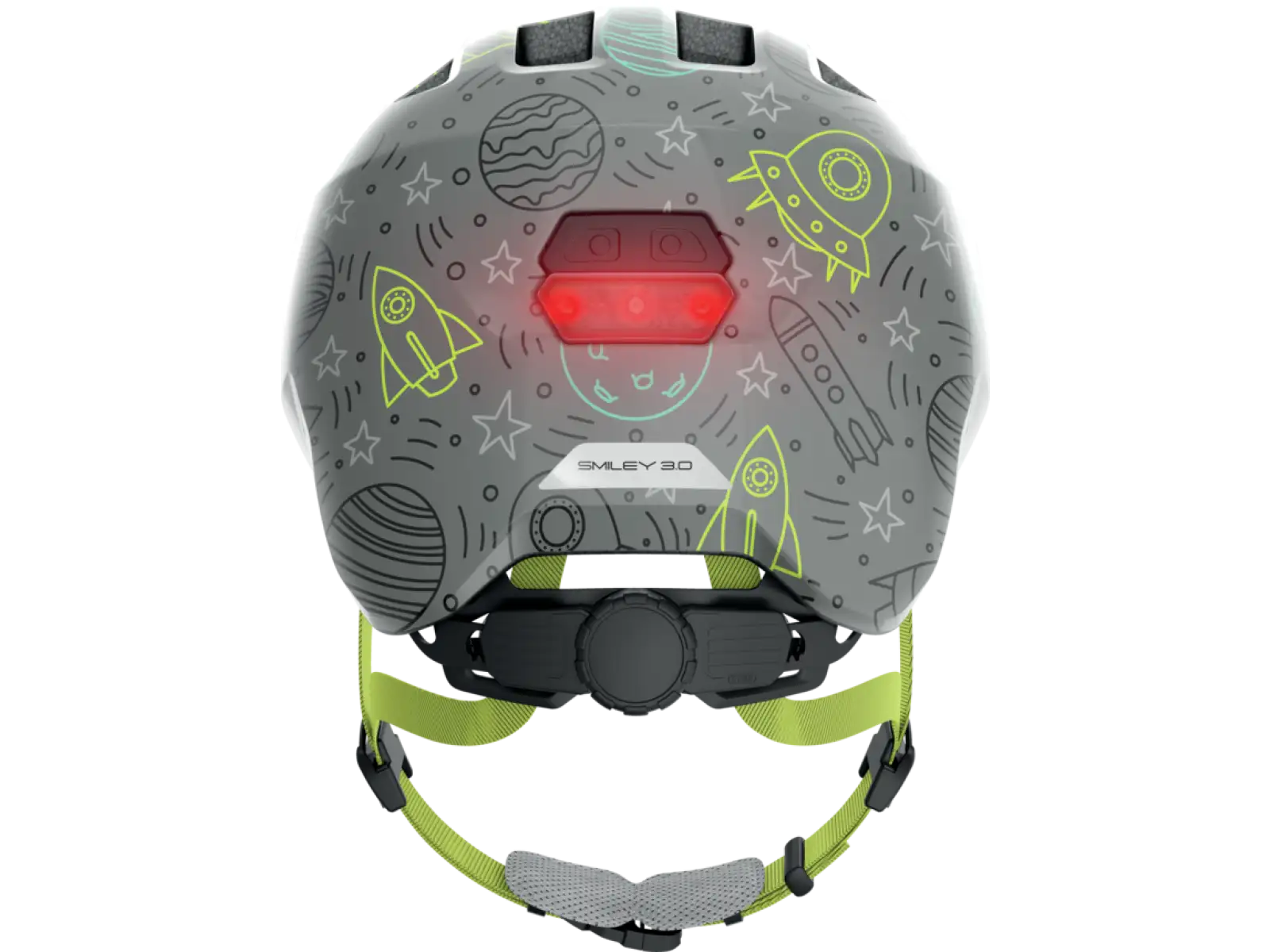 Abus Smiley 3.0 LED detská prilba Grey Space