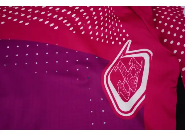Troy Lee Designs x SRAM Sprint Ultra pánsky dres s dlhým rukávom Radioscape Fuchsia