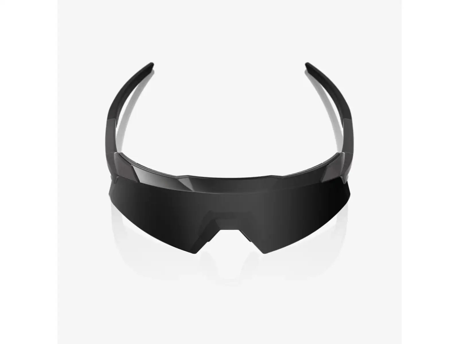 100% Aerocraft slnečné okuliare Matte Black/Black Mirror