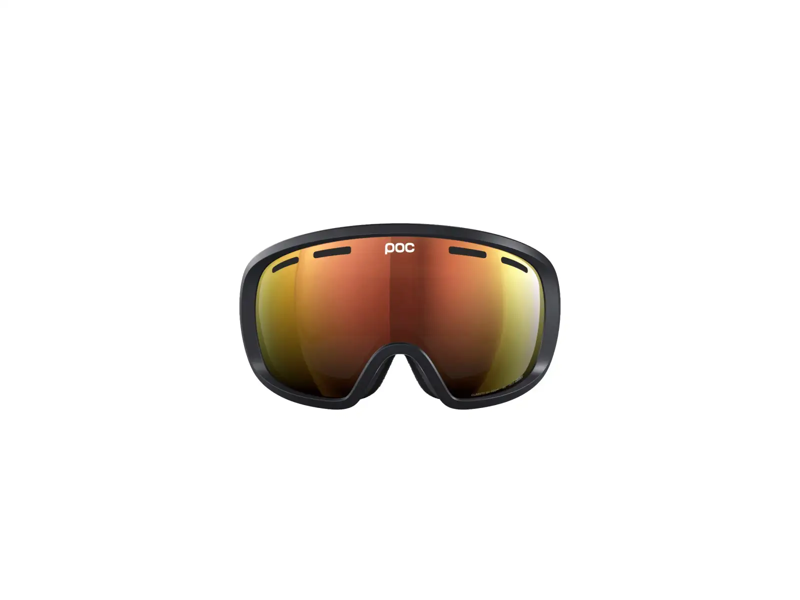 POC Fovea WF lyžiarske okuliare Uranium Black/Partly Sunny Orange