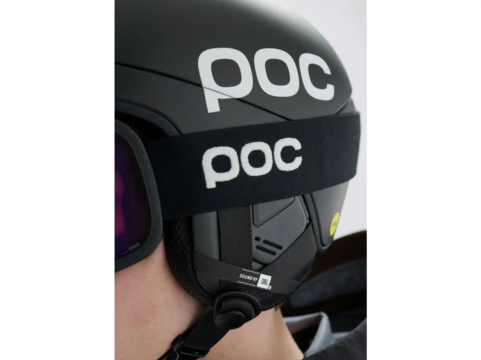POC Obex Contour Communication lyžiarska prilba Sylvanite Grey Matt/Uranium Black Matt