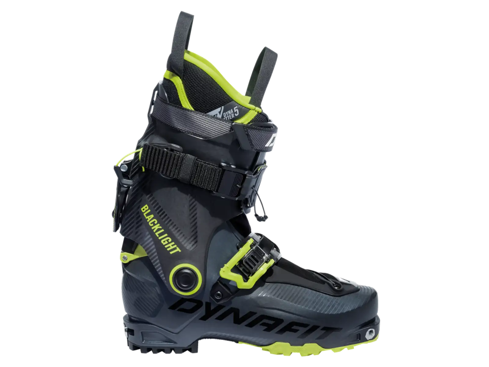 Dynafit Blacklight pánske skialpové topánky Cinder/Fluo Yellow