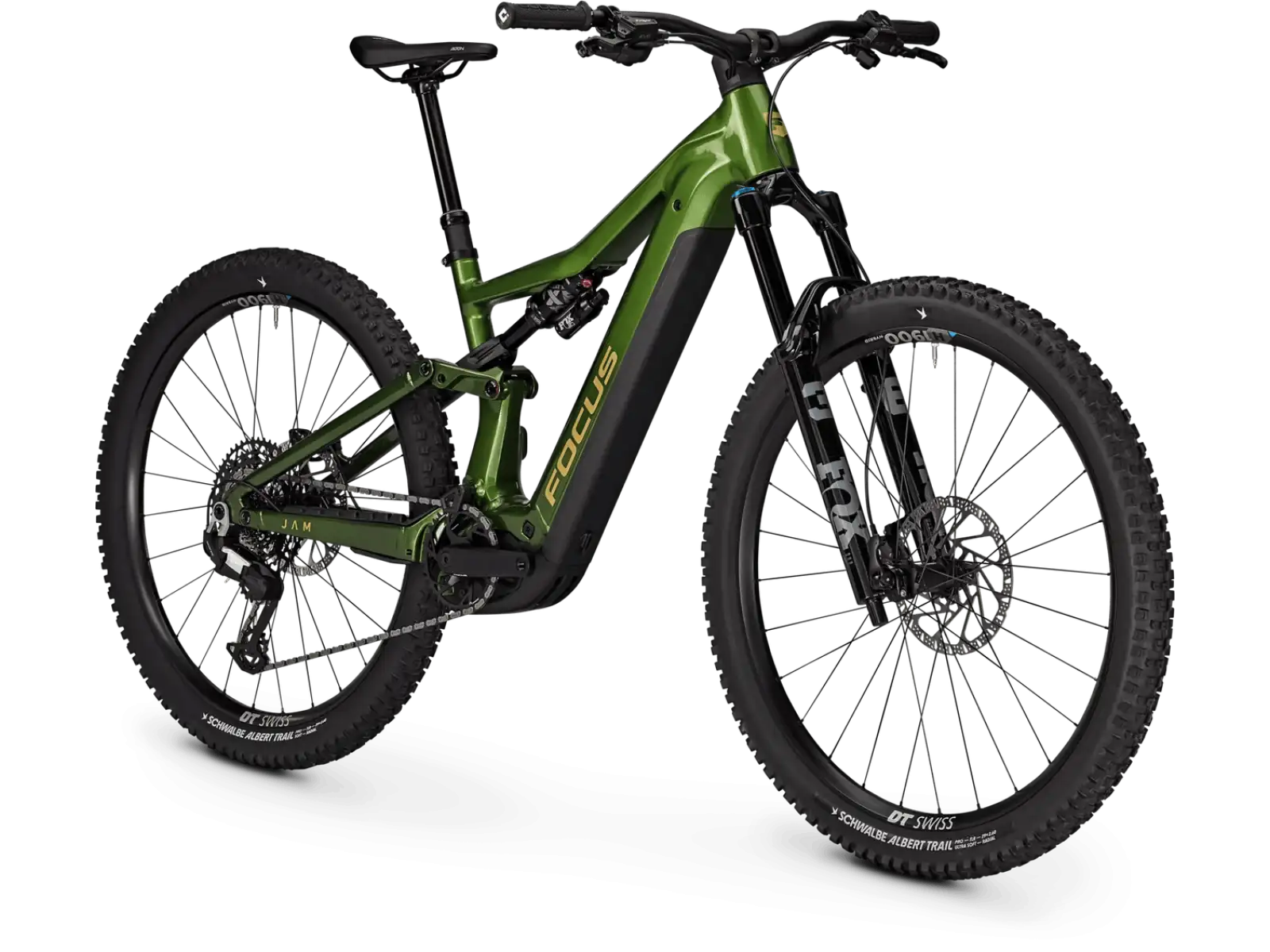 Focus JAM 9 600Wh celoodpružený elektrobicykel Sprucegreen / Mossgreen