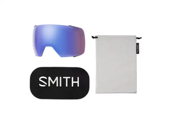 Smith I/O Mag XL lyžiarske okuliare Black / ChromaPop Everyday Green Mirror (2 sklá)