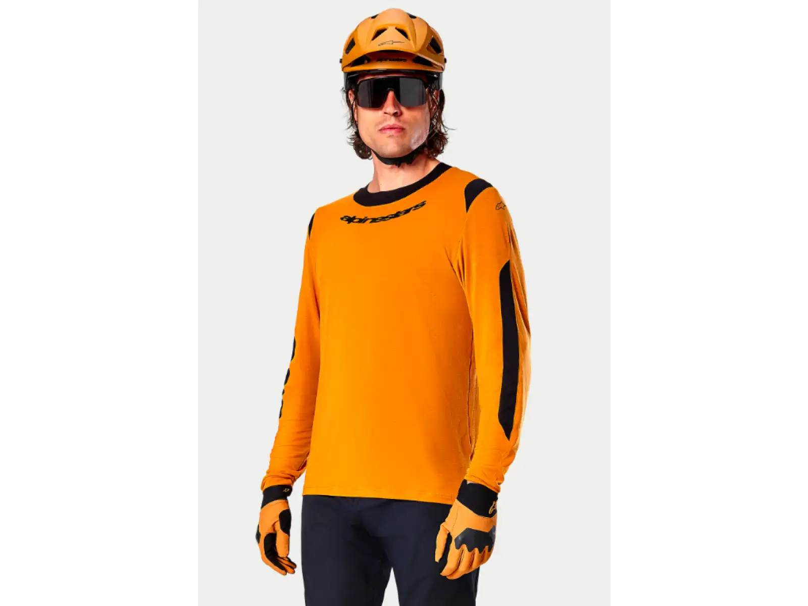 Alpinestars A-Dura Dri Wool pánsky dres dlhý rukáv Dark Gold