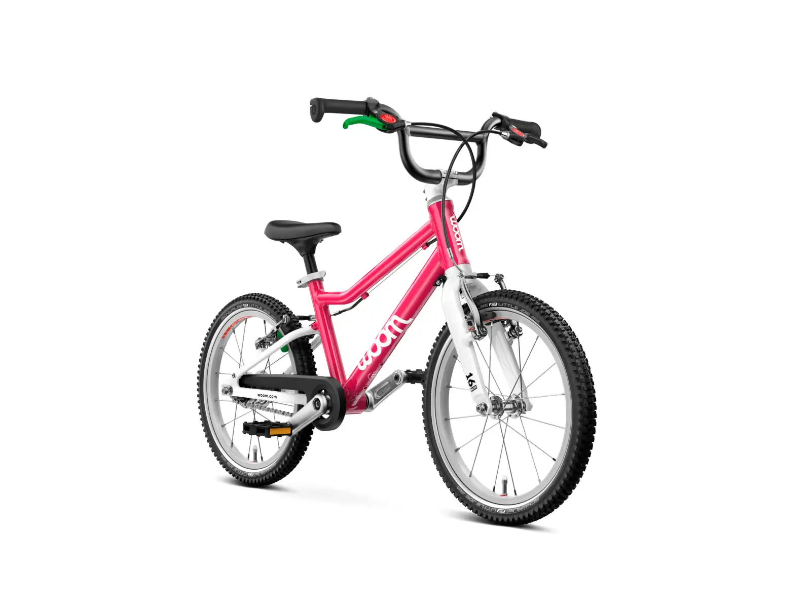 Woom GO 3 Automagic Hot Pink 16 detský bicykel