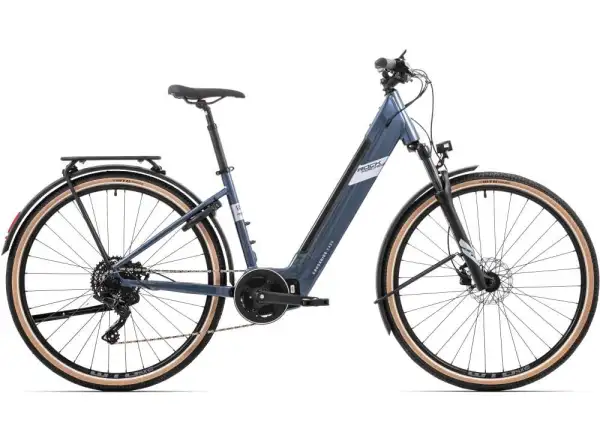 Rock Machine Crossride e450 cross elektrobicykel Gloss Metallic Navy/Silver